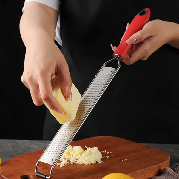 Multipurpose Cheese Grater and Citrus Zester for Parmesan, Lemon, Ginger, Garlic, Chocolate and More Fruit Kitchen Tool Gadgets