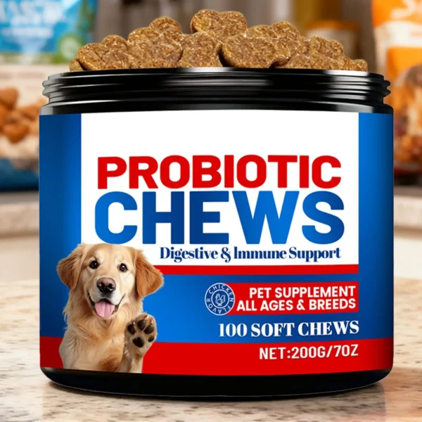 Dog Gut Health Supplement Healthy Natural Treats 200g Stomach Relief Dog Digestive Bites For After Meal Seasonal Changes Food